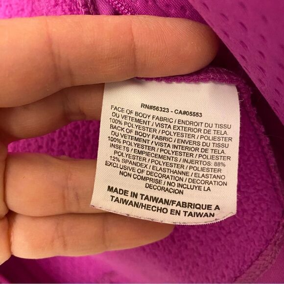 Nike Golf hot neon Pink Polka Dot Tour Performance Therma-Fit Jacket Full Zip M - Picture 9 of 13